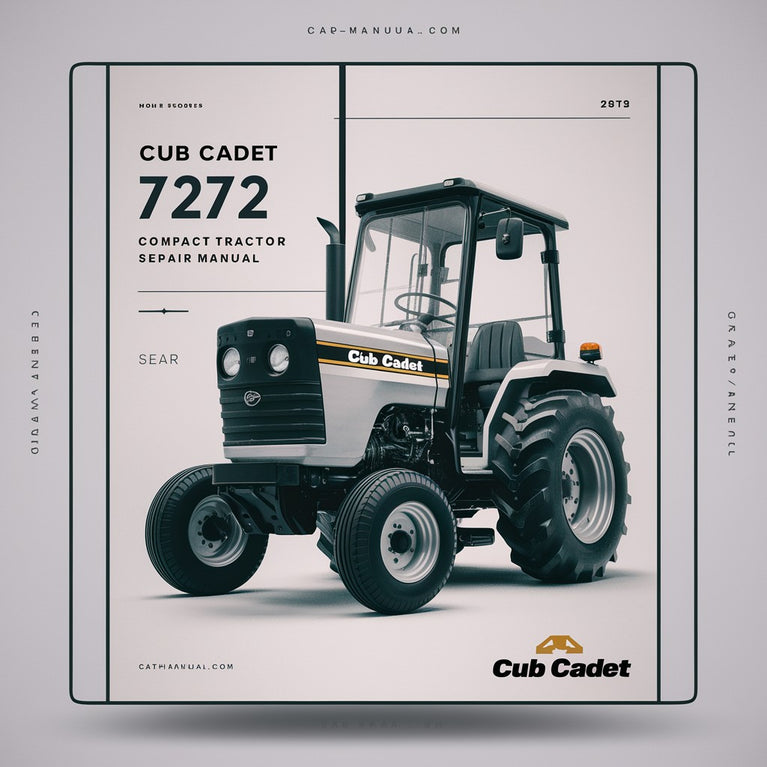 Cub Cadet 7272 Compact Tractor Service Repair Manual