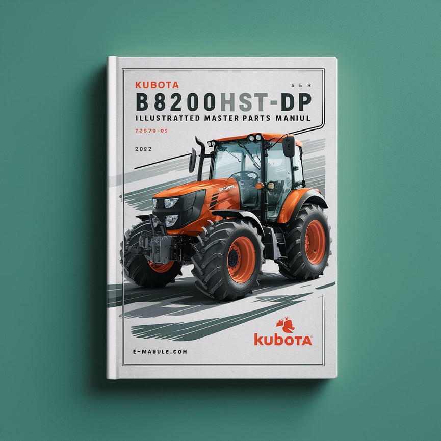 Kubota B8200HST-DP Tractor Illustrated Master Parts Manual