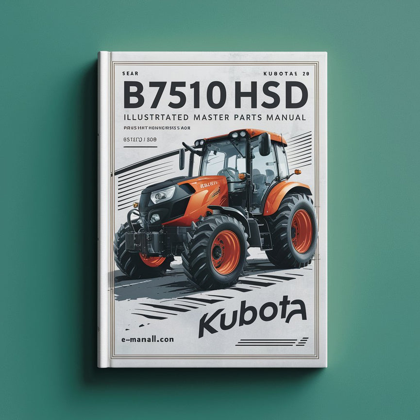 Manual maestro ilustrado de piezas del tractor Kubota B7510HSD Descargar PDF