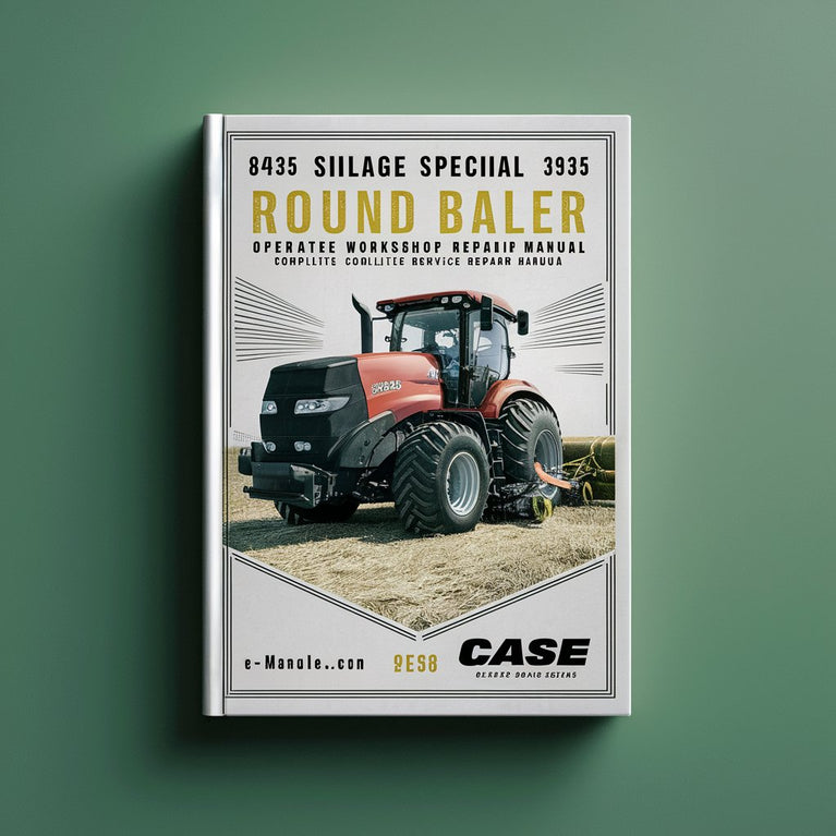 Case IH 8435 Silage Special Round Baler Operators Complete Workshop Service Repair Manual