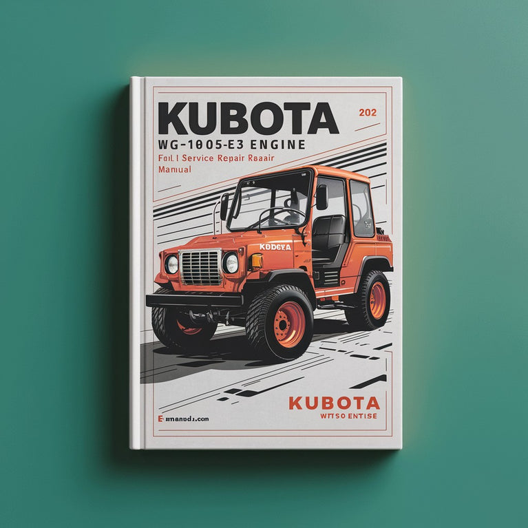 Kubota WG1605-E3 Engine Full Service Repair Manual