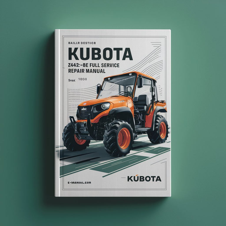 Kubota Z442-B-E Engine Full Service Repair Manual