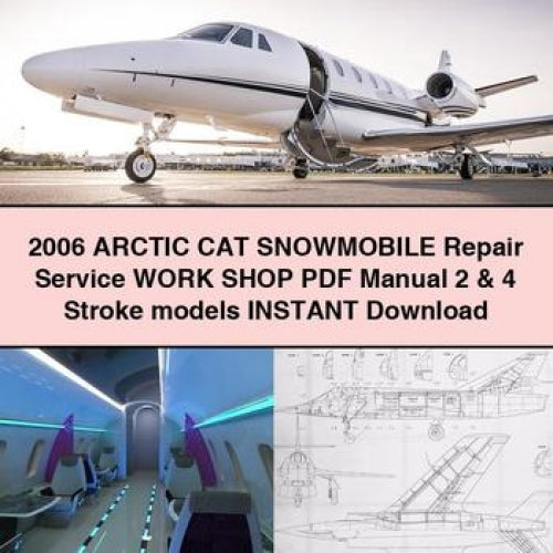 2006 Arctic CAT Snowmobile Repair Service WORK Shop PDF Manual 2 & 4 Stroke models Instant Download