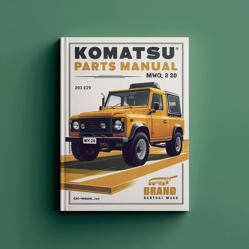 Komatsu Parts Book MWQ 20