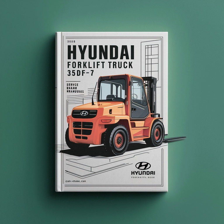 HYUNDAI FORKLIFT Truck 35DF-7 Service Repair Manual PDF Download