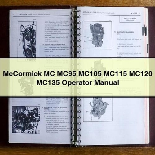 McCormick MC95, MC105, MC115, MC120, MC135 Operator Manual