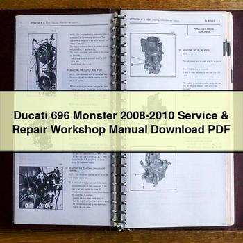 Ducati 696 Monster 2008-2010 Service & Repair Workshop Manual