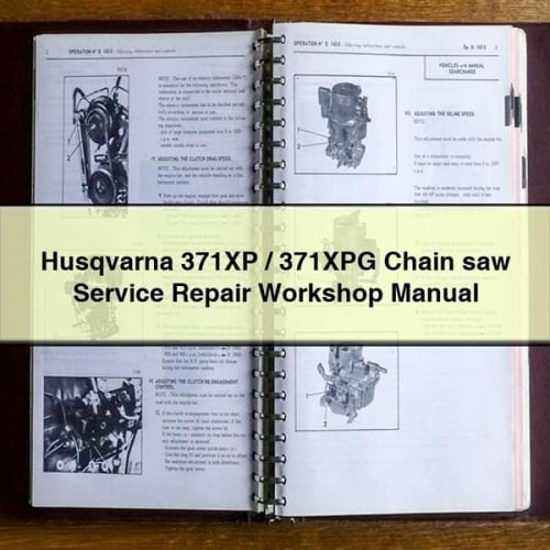 Husqvarna 371XP / 371XPG Chain saw Service Repair Workshop Manual Download PDF