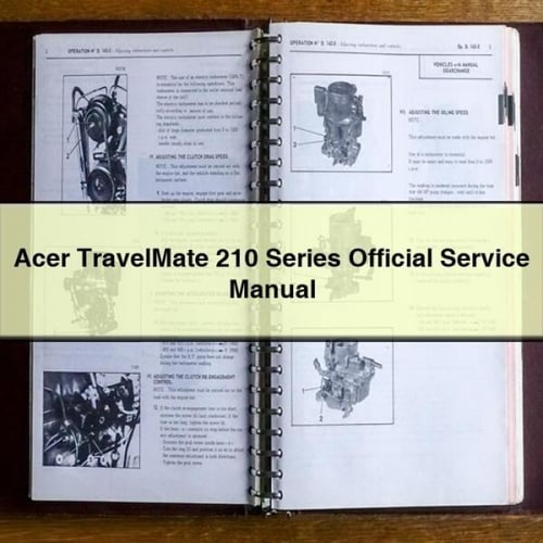 Acer TravelMate 210 Series Official Service Manual PDF Download