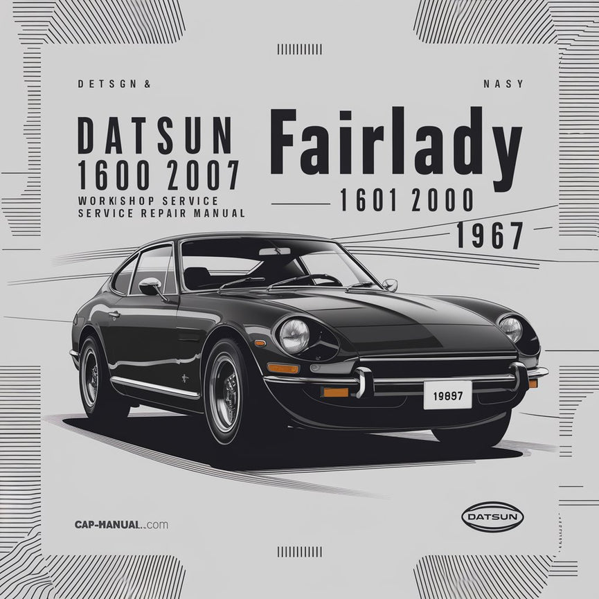 Datsun Fairlady 1600 2000 1967 Workshop Service Repair Manual