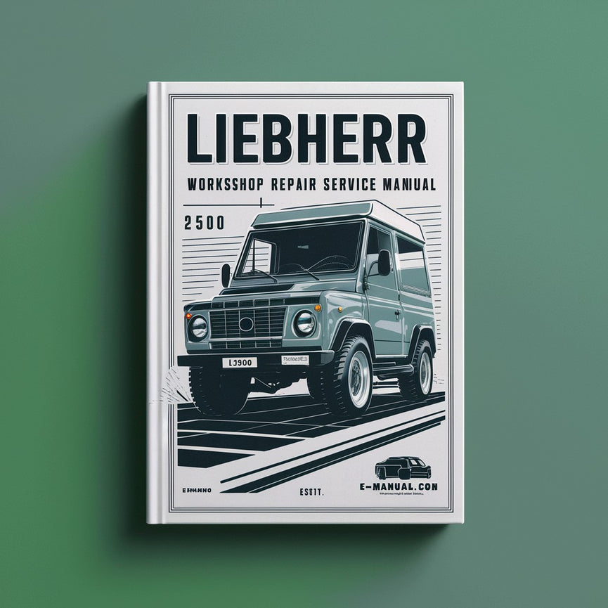 Liebherr L506 Workshop Repair Service Manual