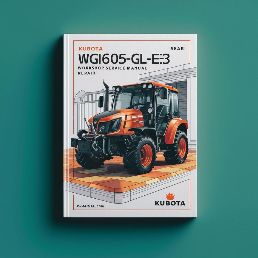 Kubota WG1605-GL-E3 Engine Workshop Service Manual Repair