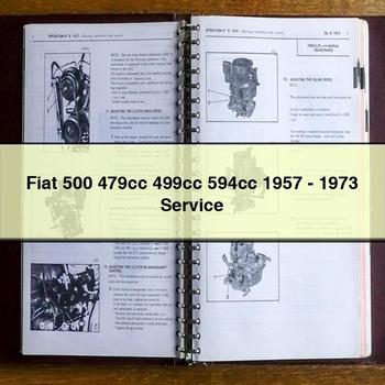 Fiat 500 479cc 499cc 594cc 1957-1973 Service Repair Manual