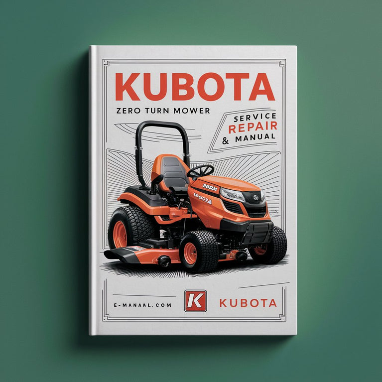 Kubota ZD221 Zero-Turn Mower Service & Repair Manual