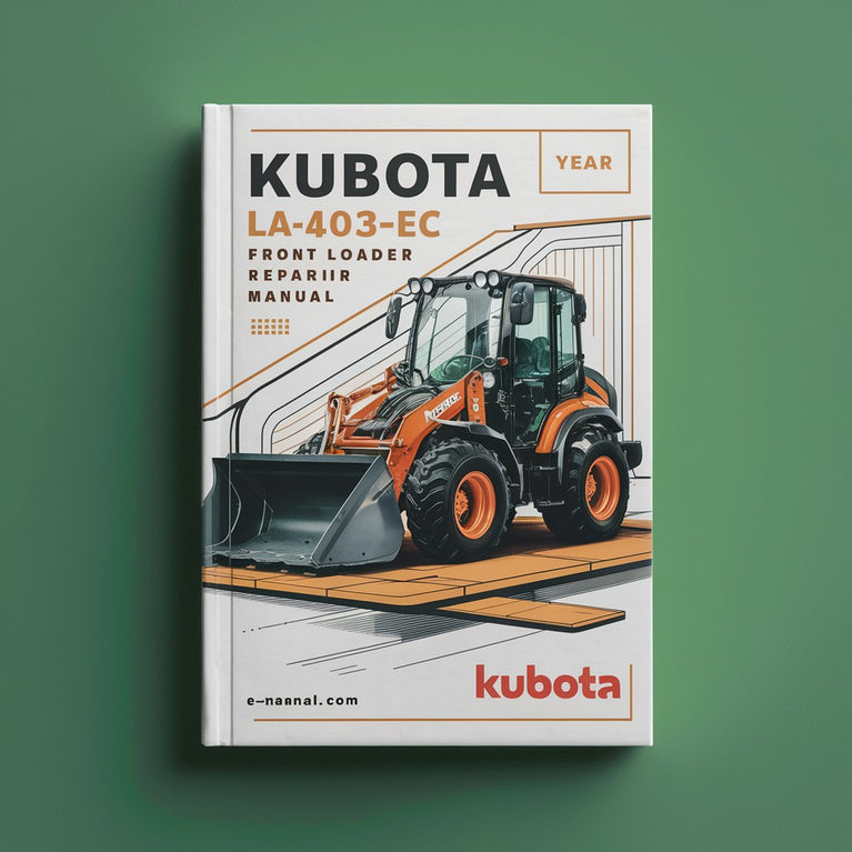 Manual de reparación del servicio del cargador frontal Kubota LA1403EC Descargar PDF