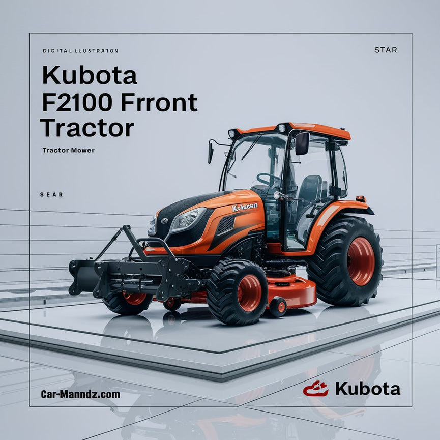 KUBOTA FZ2100 FZ2400 Front Mount Tractor And Mower Service Repair Manual