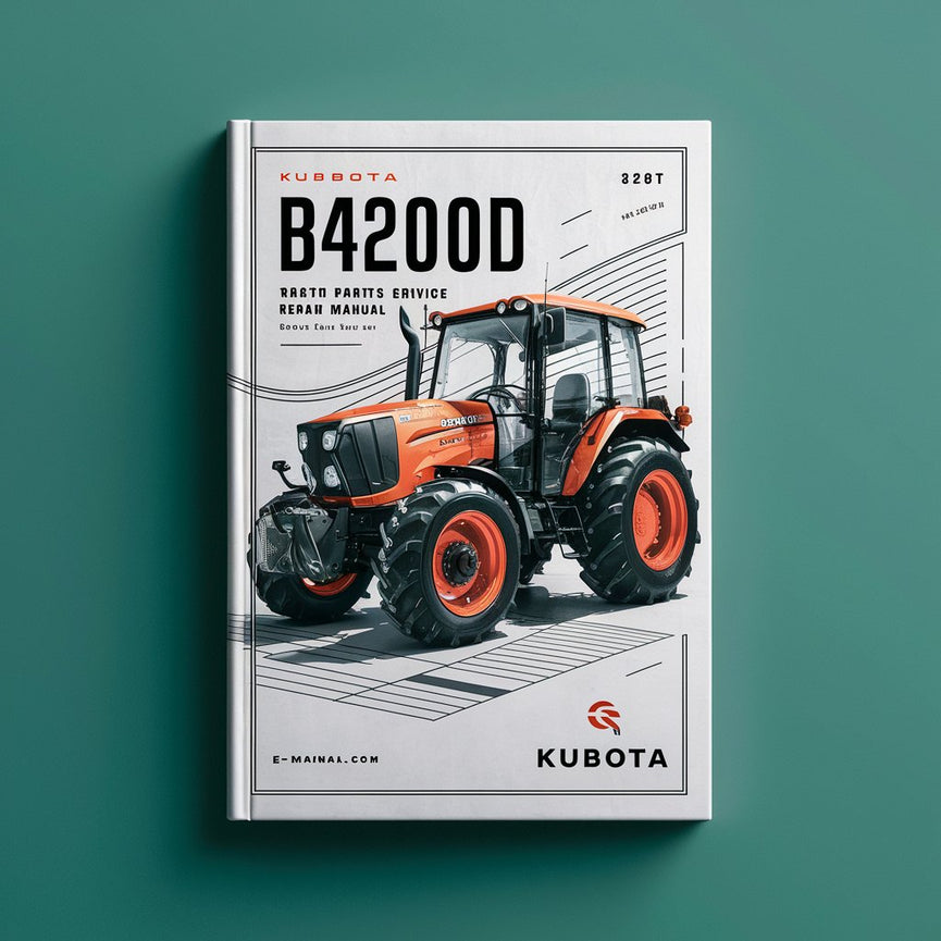 Manuel de réparation du service de pièces de tracteur KUBOTA B4200D Télécharger le PDF