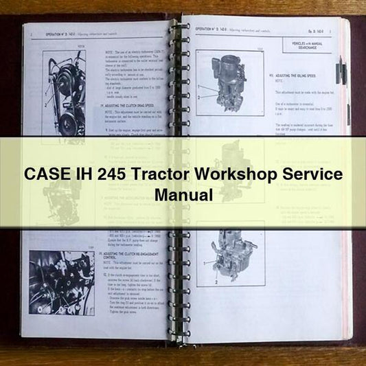 Case IH 245 Tractor Service Repair Workshop Manual