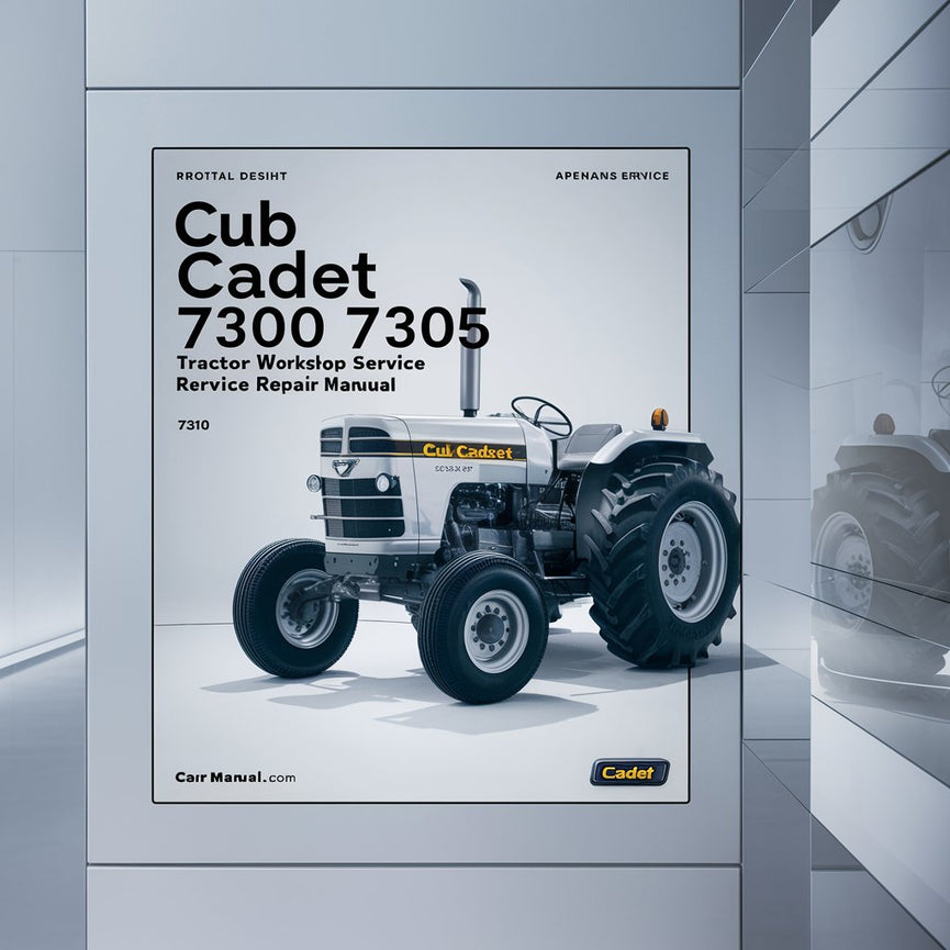 Manuel de réparation du service d'atelier de tracteur Cub Cadet 7300 7305