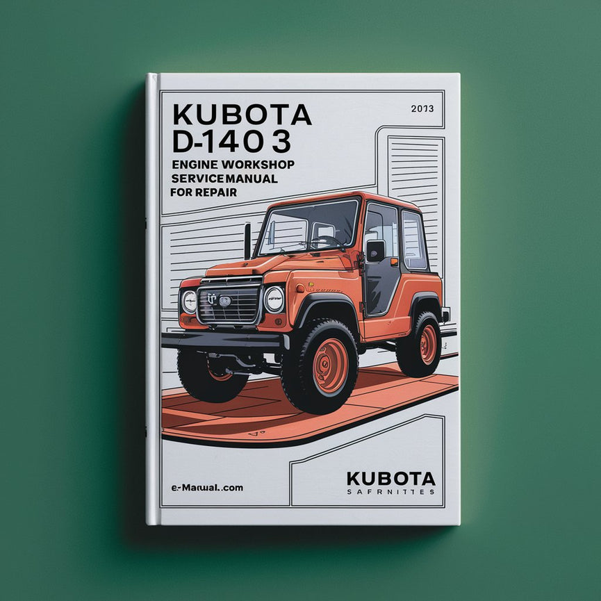 Manual de servicio de taller del motor Kubota D1403 E2B para reparación Descargar PDF