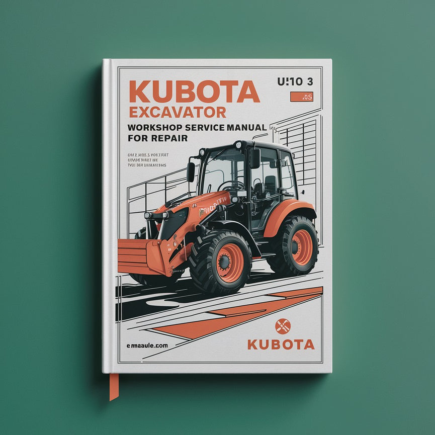 Kubota Excavator U10 3 Workshop Service Manual for Repair Télécharger le PDF