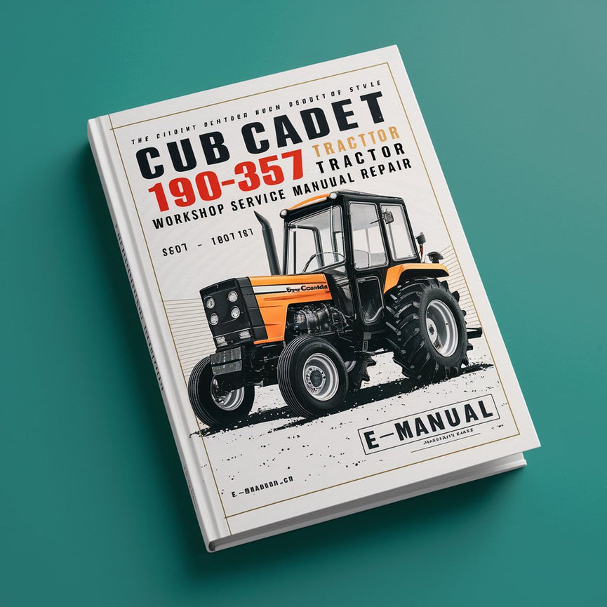 Cub Cadet 190-357 Tractor Service Manual