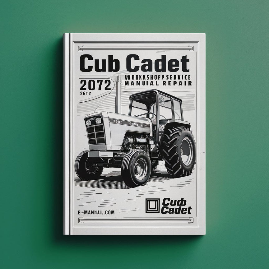 Reparación del manual de servicio del taller del tractor Cub Cadet 2072 Descargar PDF