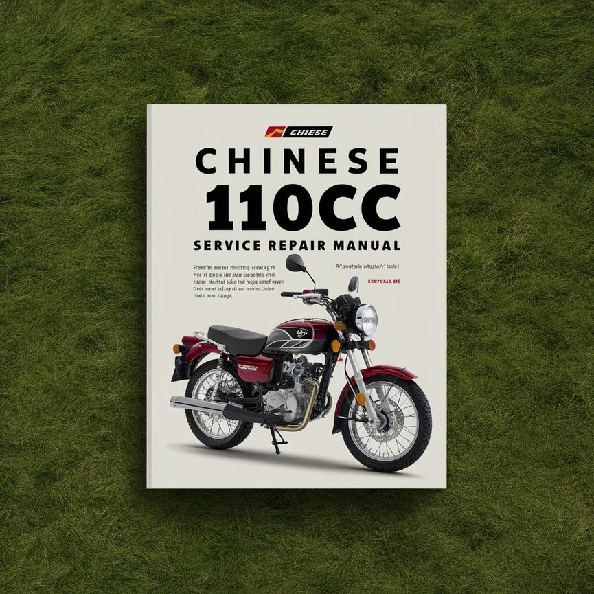 Manual de reparación de servicio chino de 110 cc