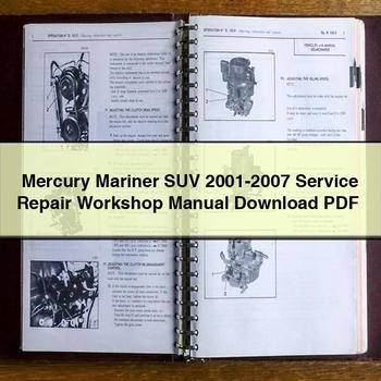 Mercury Mariner SUV 2001-2007 Service Repair Workshop Manual