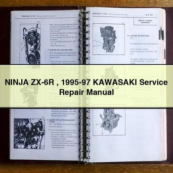 NINJA ZX-6R 1995-97 KAWASAKI Service Repair Manual