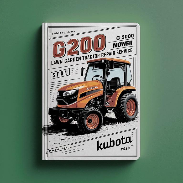 Kubota G2000 Lawn Garden Tractor Mower Repair Service