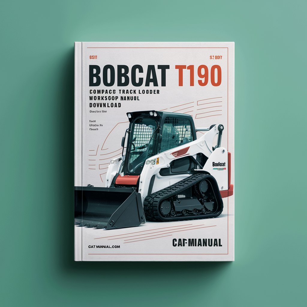 Bobcat T190 Compact Track Loader Service Repair Workshop Manual  (S/N 531660001 & Above 531760001 & Above )