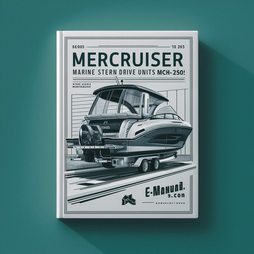 Mercruiser Marine Stern Drive Units MCM 120-260 Service Repair Workshop Manual PDF Télécharger