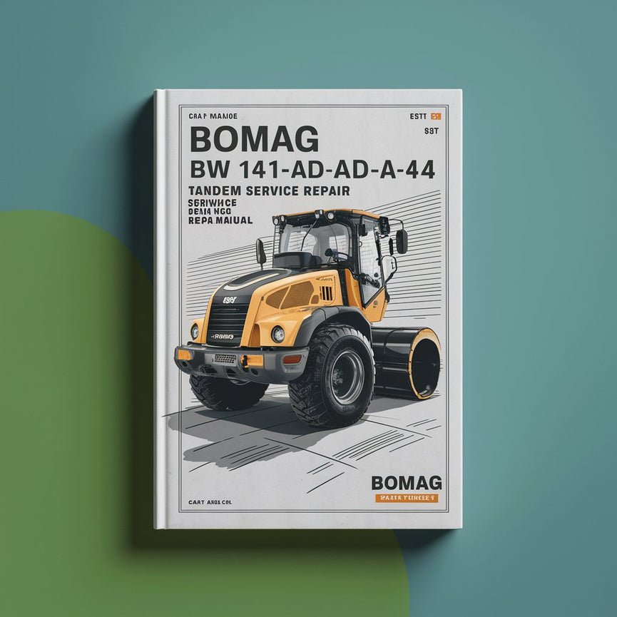 Bomag BW 141-151 AD / AC-4 BW 154 AD / AC-4 Tandem Roller Workshop Service Repair Manual Download PDF