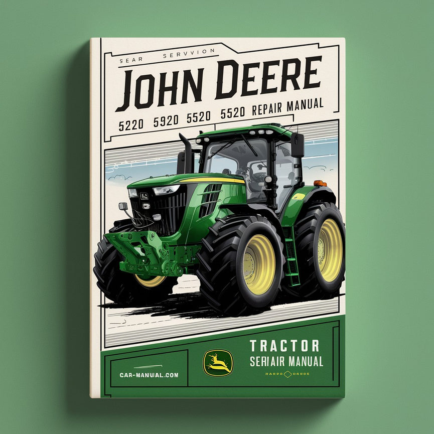 John Deere 5220 5320 5420 5520 Manuel de réparation du service de tracteur PDF Télécharger