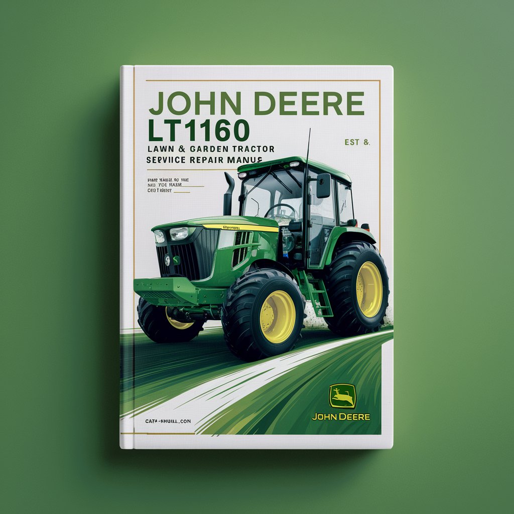 John Deere LT150 LT160 LT170 LT180 Lawn & Garden Tractor Service Repair Manual