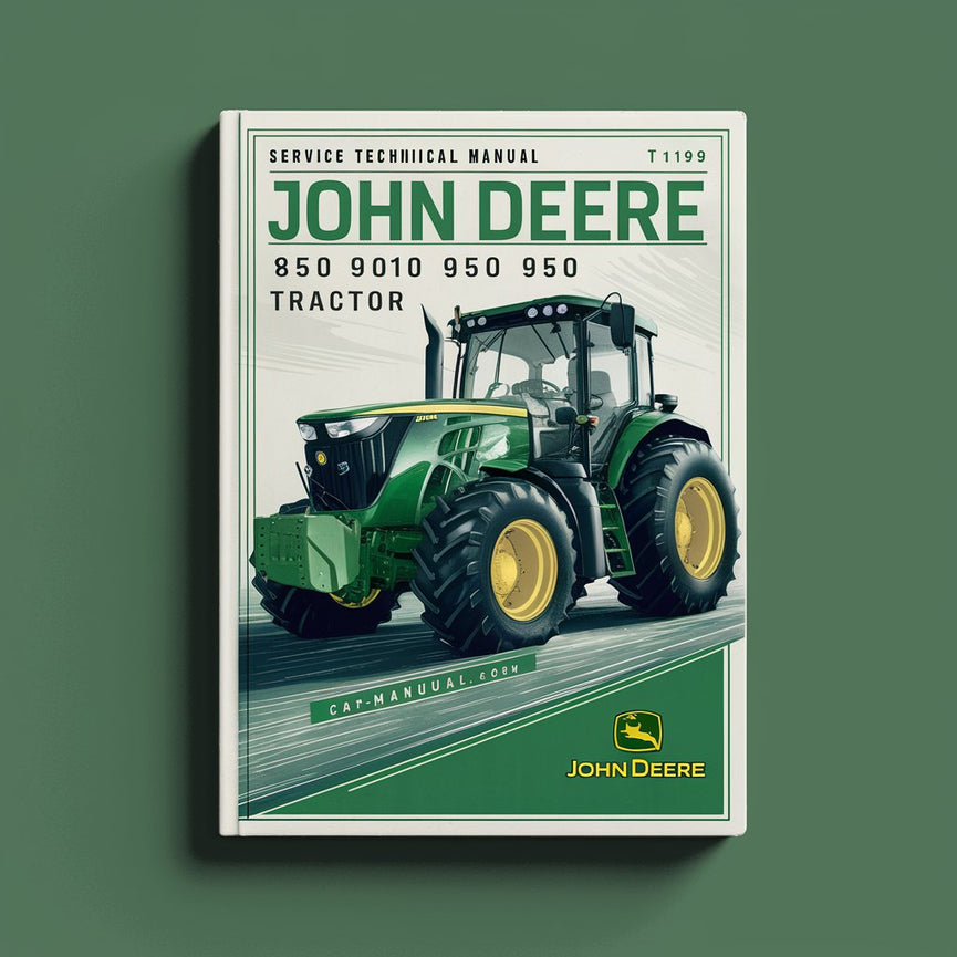 John Deere 850 900 950 1050 Tracteur TM1192 Manuel technique d'entretien