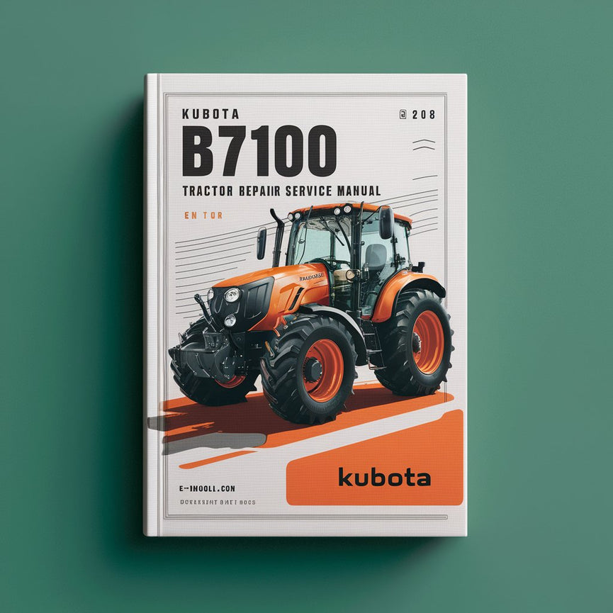 Manuel d'entretien de réparation de tracteur Kubota B7100 Télécharger le PDF