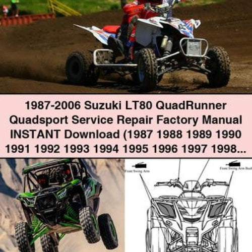 1987-2006 Suzuki LT80 QuadRunner Quadsport Service Repair Factory Manual Instant Download (1987 1988 1989 1990 1991 1992 1993 1994 1995 1996 1997 1998 1999 2000 2001 2002 2003 2004 2005 2006) PDF