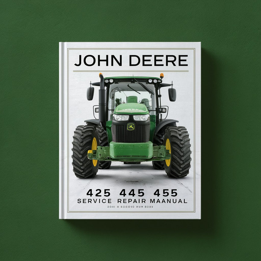 Manual de reparación de servicio John Deere 425 445 455.