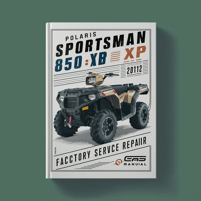 Polaris Sportsman 850 XP 2012 2013 Manual de reparación del servicio de fábrica