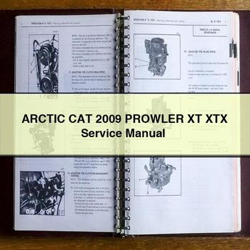 ARCTIC CAT 2009 PROWLER XT XTX Service Repair Manual