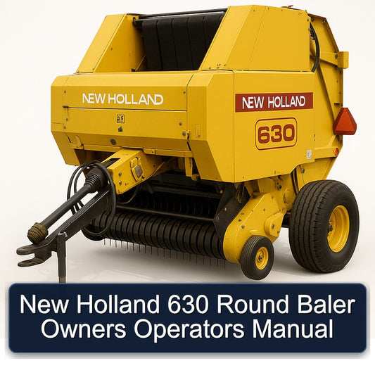 New Holland 630 Round Baler Owners Operators Operator's Manual