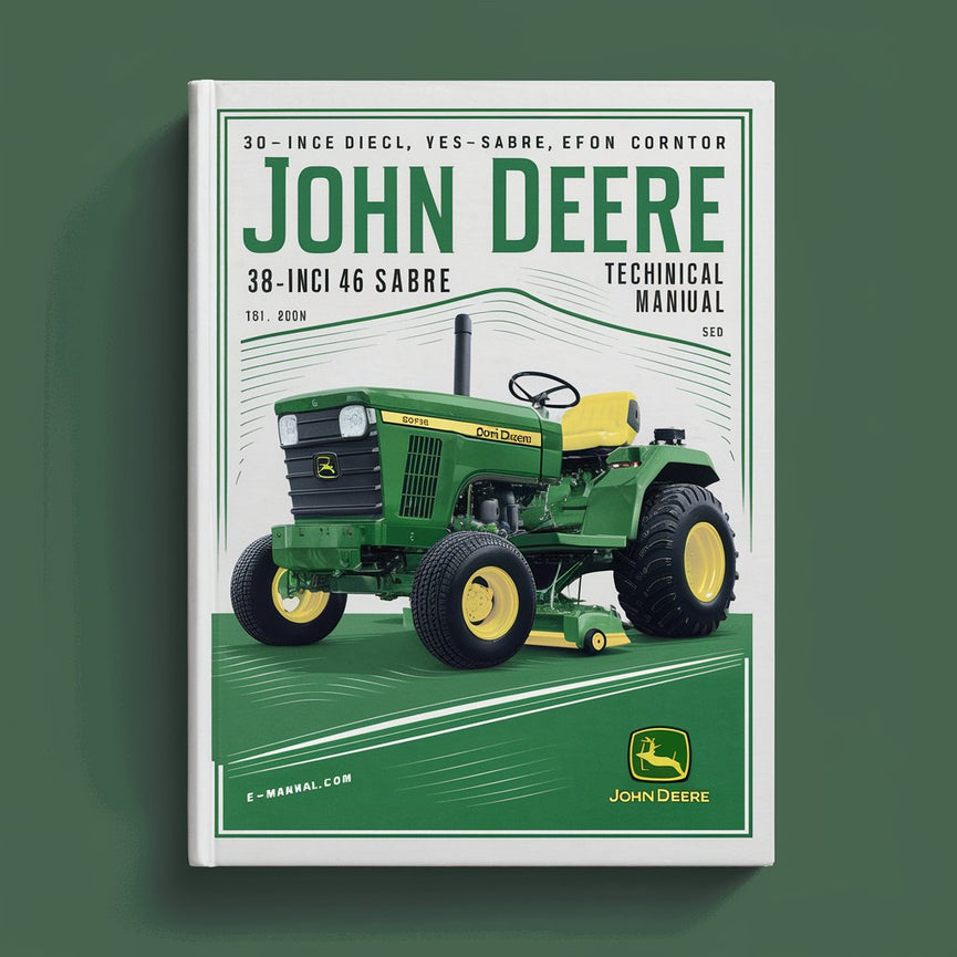 Manuel technique des tracteurs de pelouse Sabre John Deere de 38 pouces et 46 pouces Télécharger le PDF