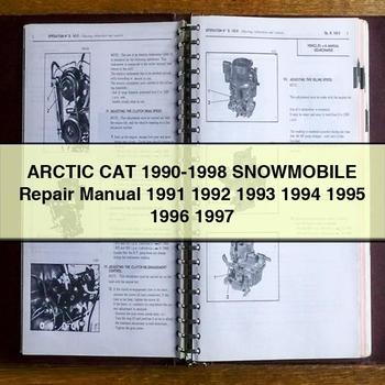 ARCTIC CAT 1990-1998 Snowmobile Repair Manual 1991 1992 1993 1994 1995 1996 1997