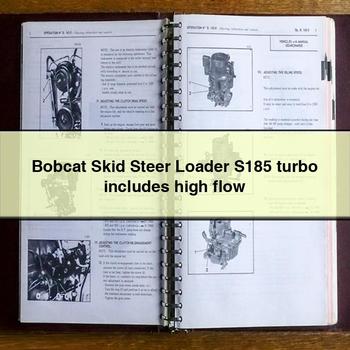 Bobcat Skid Steer Loader S185 turbo includes high flow