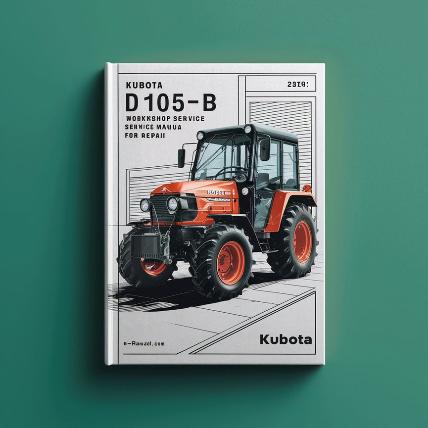 Manual de servicio de taller Kubota D1105-TB E para reparación Descargar PDF