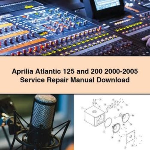 Aprilia Atlantic 125 and 200 2000-2005 Service Repair Manual Download PDF