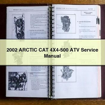 2002 Arctic CAT 4X4-500 ATV Service Repair Manual