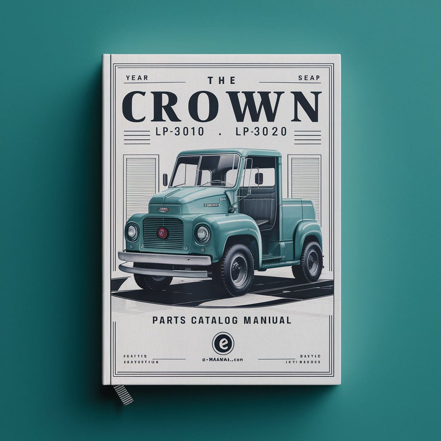 Crown LP3010 LP3020 Lift Truck Parts Catalog Manual Instant Download PDF